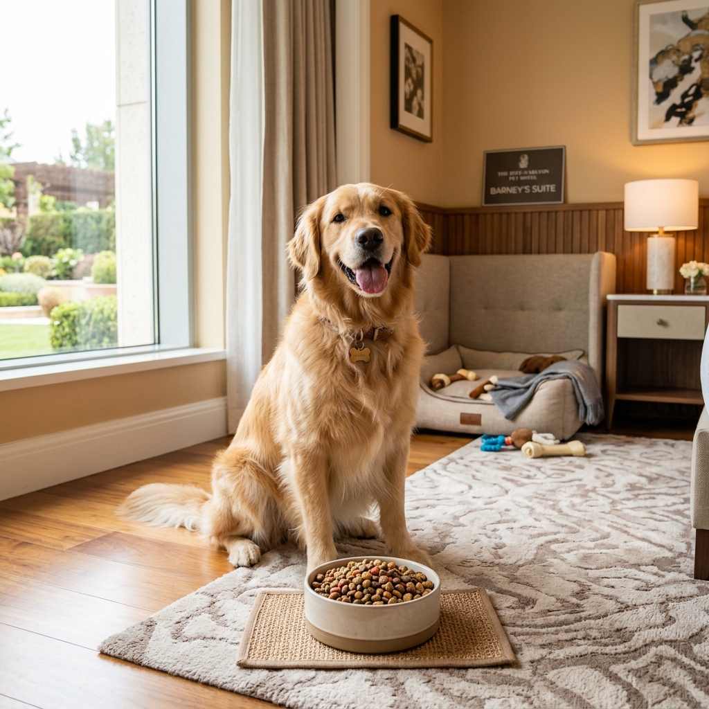 Dog Boarding With Food